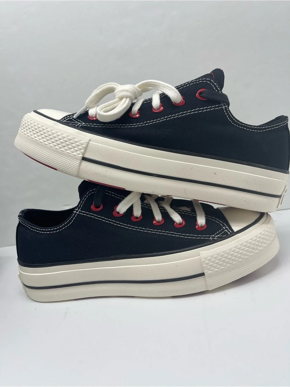 Converse CTAS Lift Ox Platform Sneakers Black Egret Days Ahead A19059C NWT